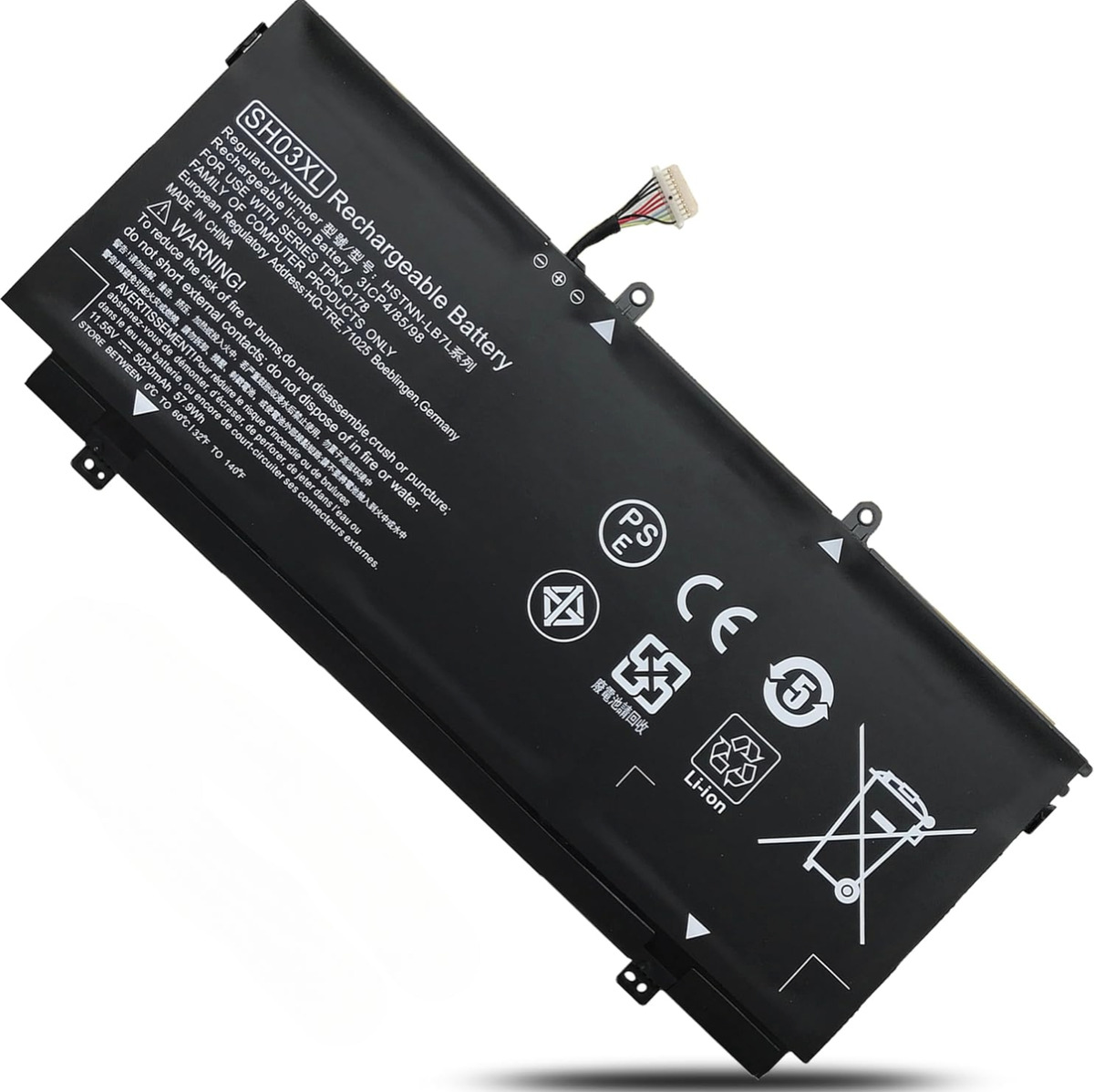 Genérico - Bateria Sh03Xl Cn03Xl Para Hp Spectre X360 13-Ac033D 13-W0Xx