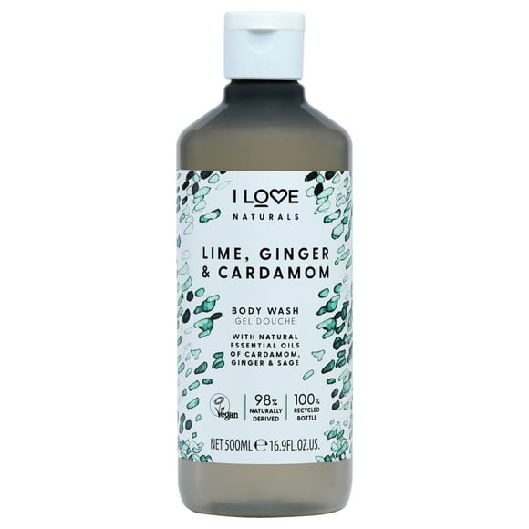 Gel de Baño I Love Cosmetics Naturals Lima Jengibre y Cardamomo 250ml