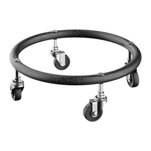 Magideal - Base De Cilindro De Gas Móvil, Soporte Para Tanque De Gas, Maceta Para Flores De Jardín, Tanque De Gas Versátil, Bandeja De Tanque De Almacenamiento Negro Sin Freno 287 Cm