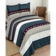 thumbnail image 4 of Quilt De Verano 2 Plazas Diseño Rayas 230x250 Cm Gris, 4 of 4
