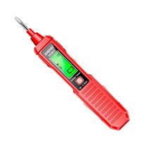Ioensy - Probador De Voltaje Pluma Inteligente Del Probador De Inducción Para La Detección Del Punto De Interrupción De La Línea Doméstica Rojo