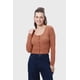 thumbnail image 1 of Polera Mujer Rib Botones Café, 1 of 4