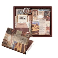 Babyluna - Libreta De Notas 155 Piezas, Stikers Y Separadores Café