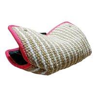 Magideal - Almohada Masticable Para Perros, Juguete Masticable Portátil Con Asa, Protección Ligera Para Brazos, Multifunción, Duradera Para Entrenar Perros Peque