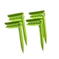 Ioensy - 4 Pinzas Para Estacas De Playa, Pinzas De Anclaje Para Toallas De Playa Al Aire Libre Para Viajes En La Playa, Color Verde