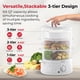 thumbnail image 2 of Vaporizador de alimentos Rosewill 9,5 L 800 W 3 niveles blanco, 2 of 8