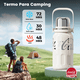 thumbnail image 3 of COCA COLA Germ Termo 1200 ML Frío O Caliente Botella Térmica Trébol Blanco, 3 of 7