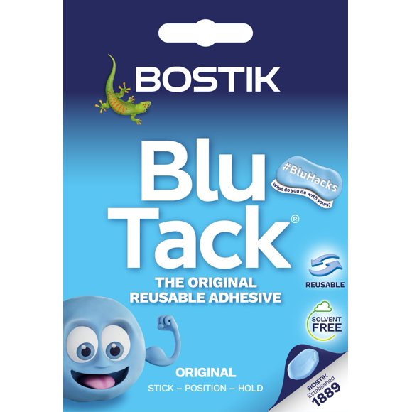Adhesivo Bostik Blu Tack Azul Multiuso