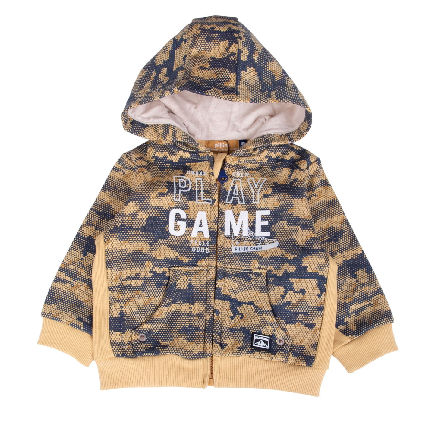 Polerón Bebé Niño Mostaza Pillin