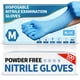 thumbnail image 1 of Guantes de examen de nitrilo Medguy de 4,5 mm, 100 unidades, azules, sin látex, 1 of 8
