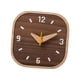 thumbnail image 5 of Reloj De Mesa Analógico Peque?o De Madera De 5,2 X 5,2 X 1 Pulgada Cuadrado Para Mesita De Noche Decorativa, 5 of 5