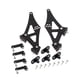 thumbnail image 3 of 2 piezas de soportes de montaje de patas de alerón genérico para alerón trasero de coche, piezas de repuesto portátiles, accesorios premium, reemplazo, 3 of 5