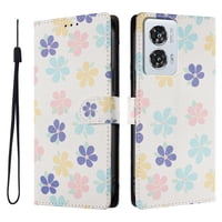 Foxdock Funda Tipo Cartera Para Motorola Edge 50 Fusion Con Soporte Y Correa – Diseño De Patrones Lindos