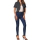 thumbnail image 2 of INSPIRE CHIC Blazer de Trabajo para Mujer sin Cuello con Frente Abierto y Corta XS Gris Oscuro, 2 of 6