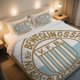 thumbnail image 1 of VfB Bleicherode Club Logo Duvet Cover Set Surprise Your Mom on Mother's Day! Vibrant Digital Print Bedding Trio AllSeason Comfort & Easy Care, 1 of 1