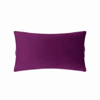 Genérico - Pack De 2 Fundas Terciopelo Liso 30X50 Cm Morado