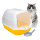 thumbnail image 2 of Arenero Sanitario Cerrado Para Gato Con Pala Puerta Abatible Color Naranja, 2 of 3