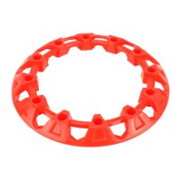 Magideal - Decoración Genérica De Protección Del Cubo De La Llanta De La Rueda De Atv, Cubierta Protectora De La Llanta Del Neumático Que Reemplaza Las Piezas De Rojo 8 Pulgadas