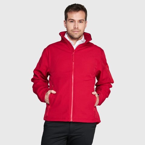 Jayson - Softshell Premium Técnico Ejecutivo Hombre Rojo S