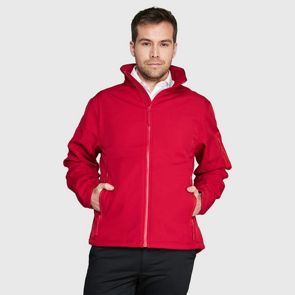 Softshell Premium Técnico Ejecutivo Hombre rojo 3XL