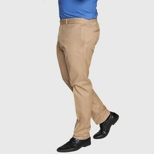 Jayson - Pantalón Spandex Hombre Frente Plano Beige 56