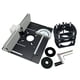 thumbnail image 1 of Juego de placa y elevación de enrutador compatible con máquina de corte de 64-66 mm, carpintería, bricolaje, para bancos de trabajo de enrutador de Plato negro, 1 of 5