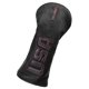 thumbnail image 2 of Fundas Para La Cabeza De Madera De Golf De Cuero PU Driver 1 3 X Maderas De Calle Negro Rojo 1, 2 of 3