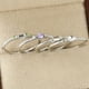 thumbnail image 4 of 4 pcs Shiny Zircon Inlaid Finger Ring - 14K Gold Plated Alloy Ring for Women, 4 of 4