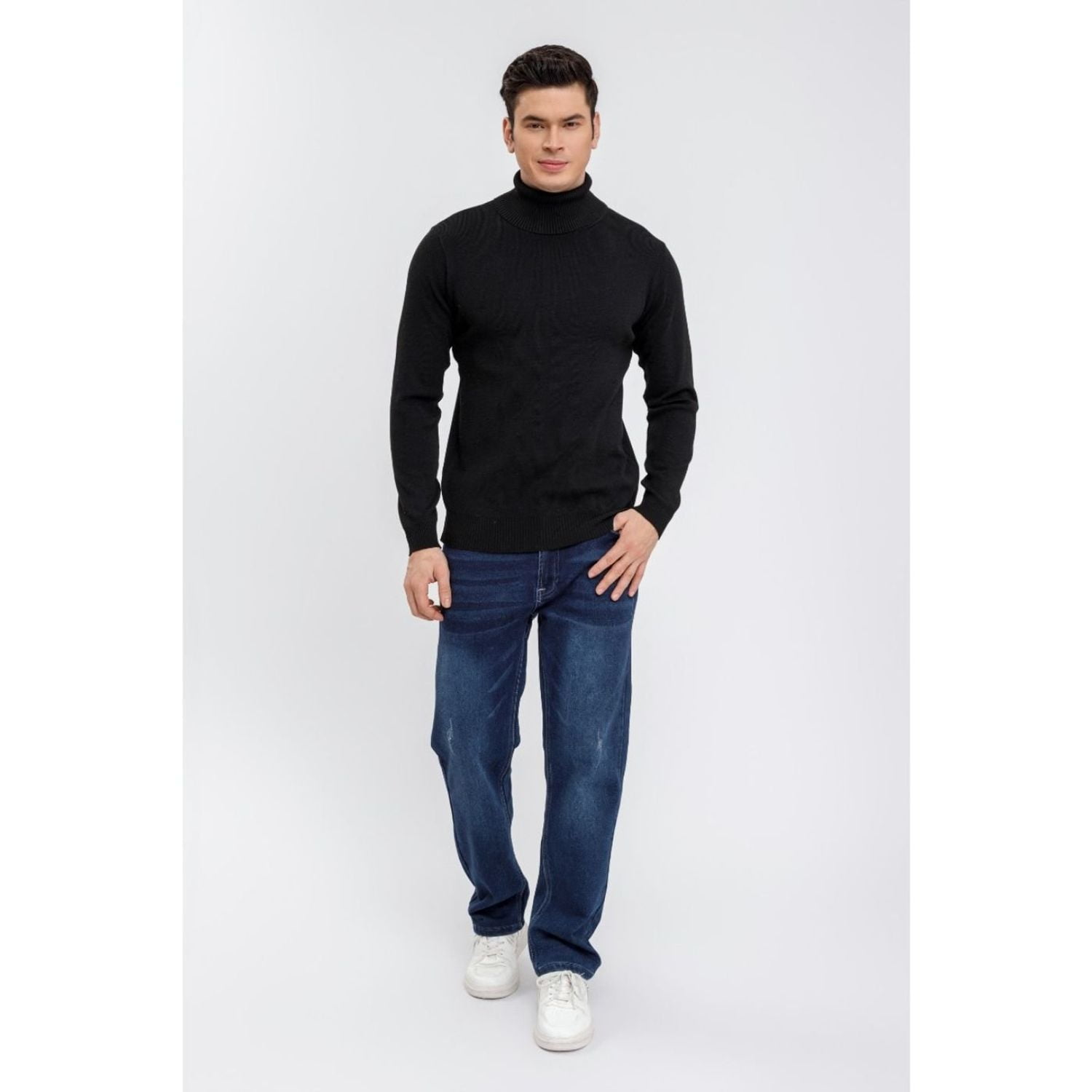 Likeshop - Sweater Tejido Hombre Cuello Subido Beatle 7198