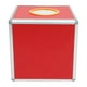 thumbnail image 2 of Urna de votación Caja de lotería Caja de aleación de aluminio con ranura Buzón comunitario multifuncional rojo Caja de almacenamiento de boletos Caja 25 centímetros, 2 of 5