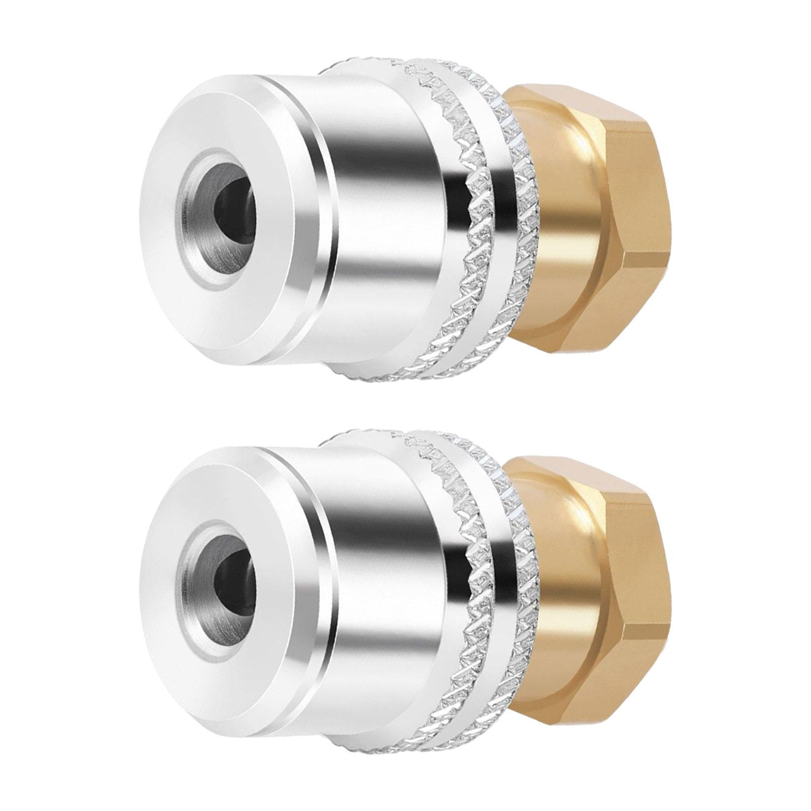 Magideal - Mandriles De Aire Con Bloqueo, 2 Uds., Fáciles De Usar, Resistentes, De Latón, Con Bloqueo, Para Neumáticos