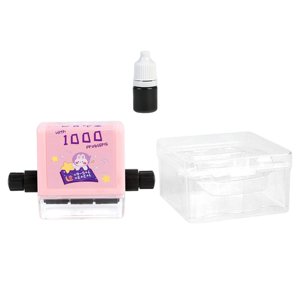 Bothyi - Rodillo De Matemáticas Sello Compacto Niños Juguete Educativo Rodillo Enseñanza Digital Sello Rojo