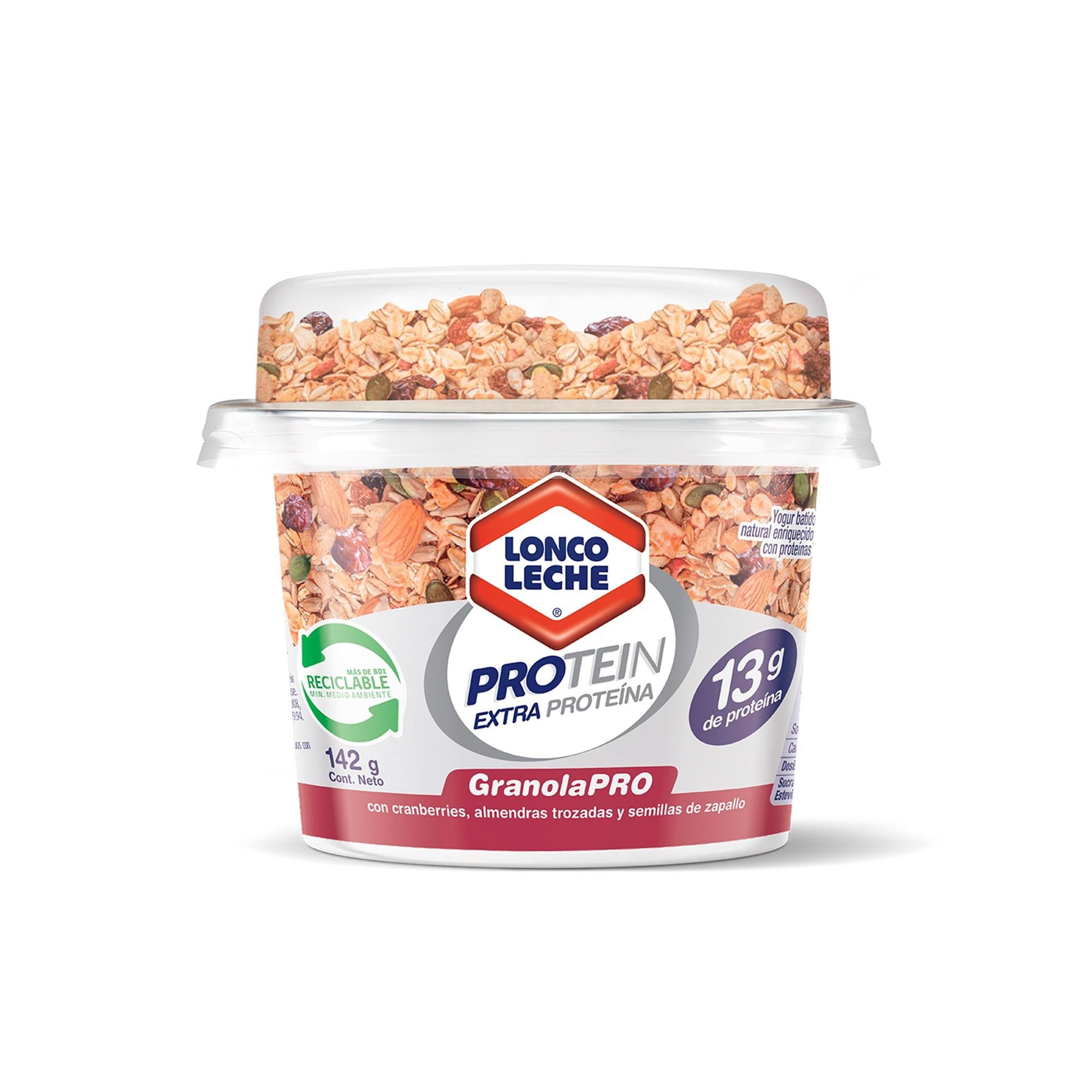 Yogurt Protein Granola Pote 142 g Loncoleche