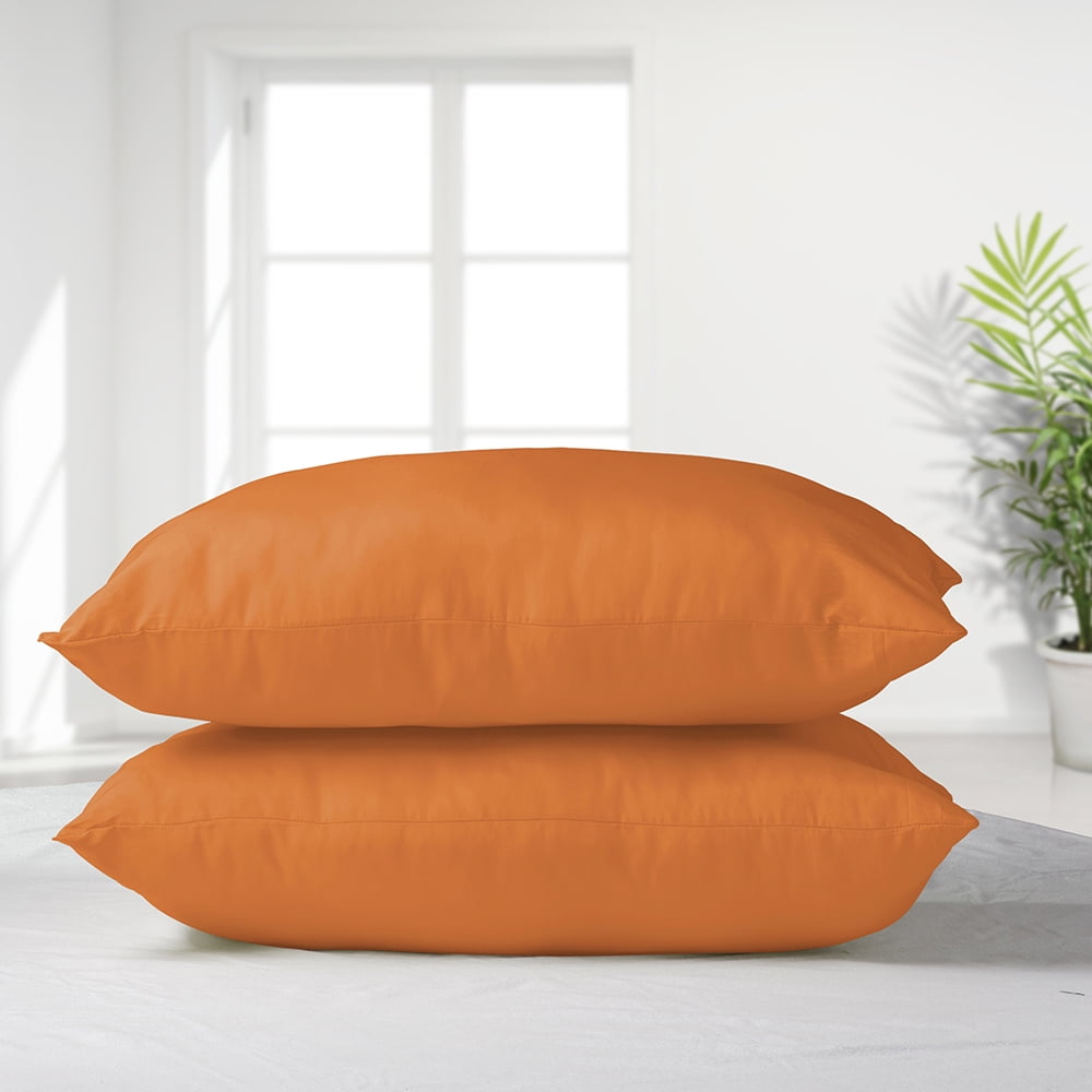 Masel - Set 2 Almohadas Premium Eco Colores 50x70 Naranjo