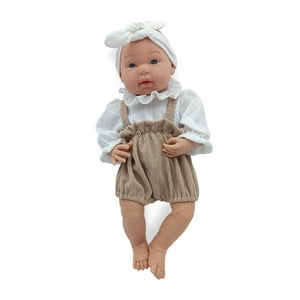 Little Dolphie - Muñeca Realista De 40 Cm Con Cuerpo De Vinilo Y Chupete