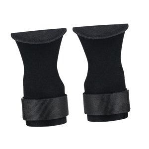 Ioensy - 2 Ganchos De Muñeca Para Levantamiento De Pesas, Correas Ajustables Duraderas Para Peso Muerto, Color Negro