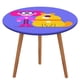 thumbnail image 1 of Maddie + Triggs-theme Fitted Round Tablecloths Elastic Edged Table Covers Waterproof Table Cloth for Kitchen Holiday Party Tables Decor 150cm, 1 of 6