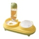 thumbnail image 3 of Bebedero Práctico Cuenco De Comida Para Gatos Inclinado Para Conejo Perro Pequeño Mediano Amarillo, 3 of 5