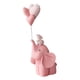 thumbnail image 4 of Globo Elefante Estatua Decorativa Estética Para Fiesta Escritorio Dormitorio Rosa, 4 of 5