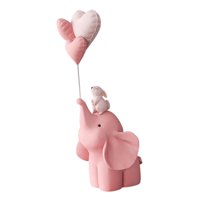 Bothyi - Globo Elefante Estatua Decorativa Estética Para Fiesta Escritorio Dormitorio Rosa
