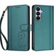 thumbnail image 3 of Funda Cartera Trébol para Samsung Galaxy S26 Plus con Ranuras Tarjetas y Carga Inalámbrica Verde oscuro, 3 of 6
