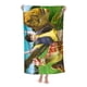 thumbnail image 3 of Dino Dan Toalla de playa de secado rápido con diseño temático, regalo para mujeres y niñas, ideal para cumpleaños, fans, amantes de la música, uso en la playa o al aire libre, 78 × 160 cm, 3 of 6