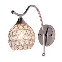 Ioensy - Lámpara De Pared Moderna Aplique De Cristal E27 Dormitorio Pasillo Hogar