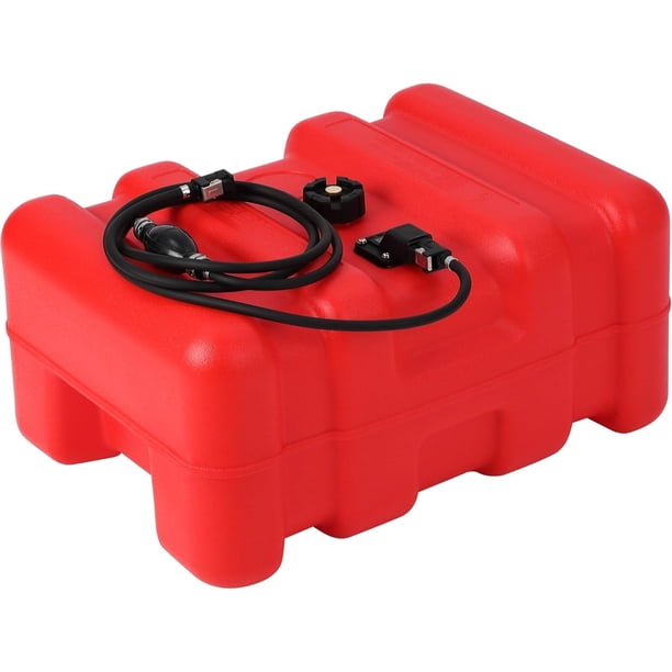 Tanque de gasolina portátil para barco de 55 litros para motor fuera de borda con manguera