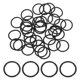 thumbnail image 1 of Paquete de 100 Anillos O de Nitrilo 017, Dureza 70, 11/16" ID, 13/16" OD, 1/16" Ancho Negro, 1 of 6