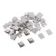thumbnail image 2 of 50pcs punta de hebilla de cinturón de metal extremo para correas correa sombrero accesorio de costura de plata, 2 of 5
