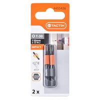 Tactix - Display Puntas De Impacto Torx 2 Piezas T 30 X 50 Mm