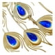thumbnail image 2 of Reloj Pared 3D Decorativo Silencioso Pavo Real Floral Jhn, 2 of 3
