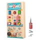 thumbnail image 1 of Tablero de Control de madera para niños, juguete iluminado, tablero de actividades, interruptor, tablero de actividades, juguete de viaje para bebés d, 1 of 5