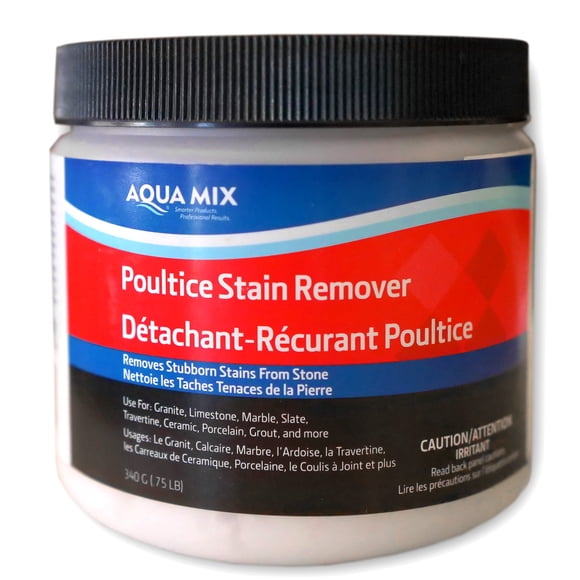 Removedor de manchas Aqua Mix Poultice para superficies de piedra y azulejo